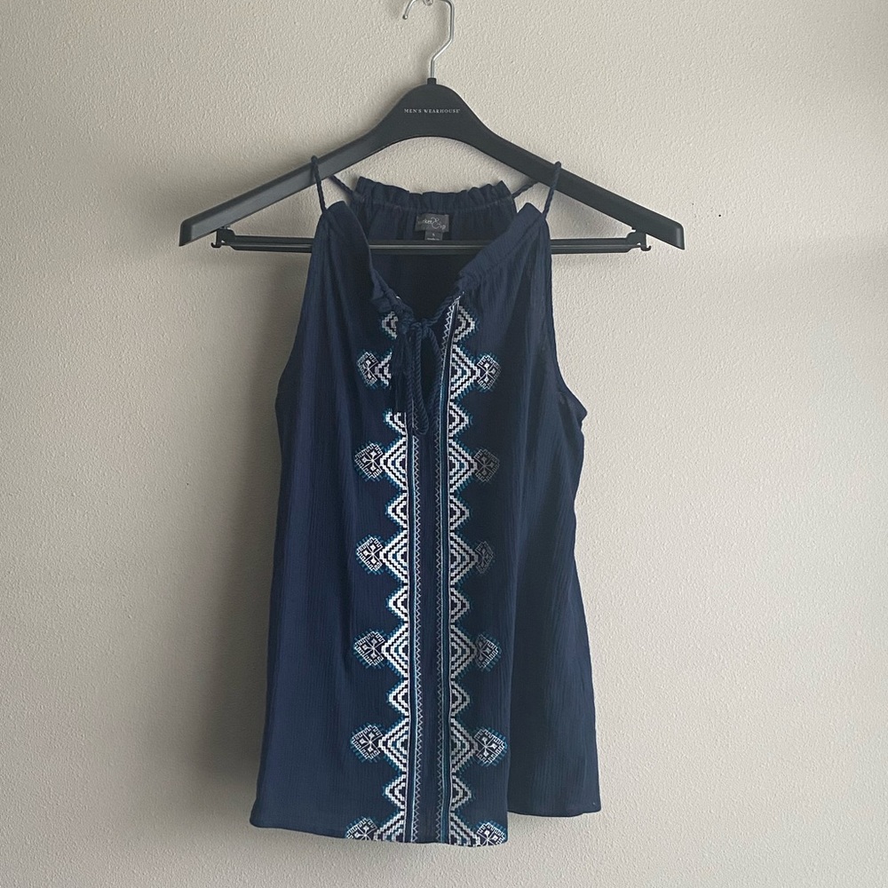 Drawstring Tank, Aztec Design - Picture 4 of 4